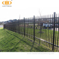 ISO9001 wholesale picket top garden steel fence panel